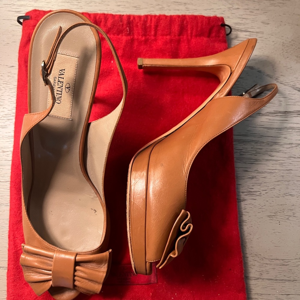 Valentino Heels with Bow Detail